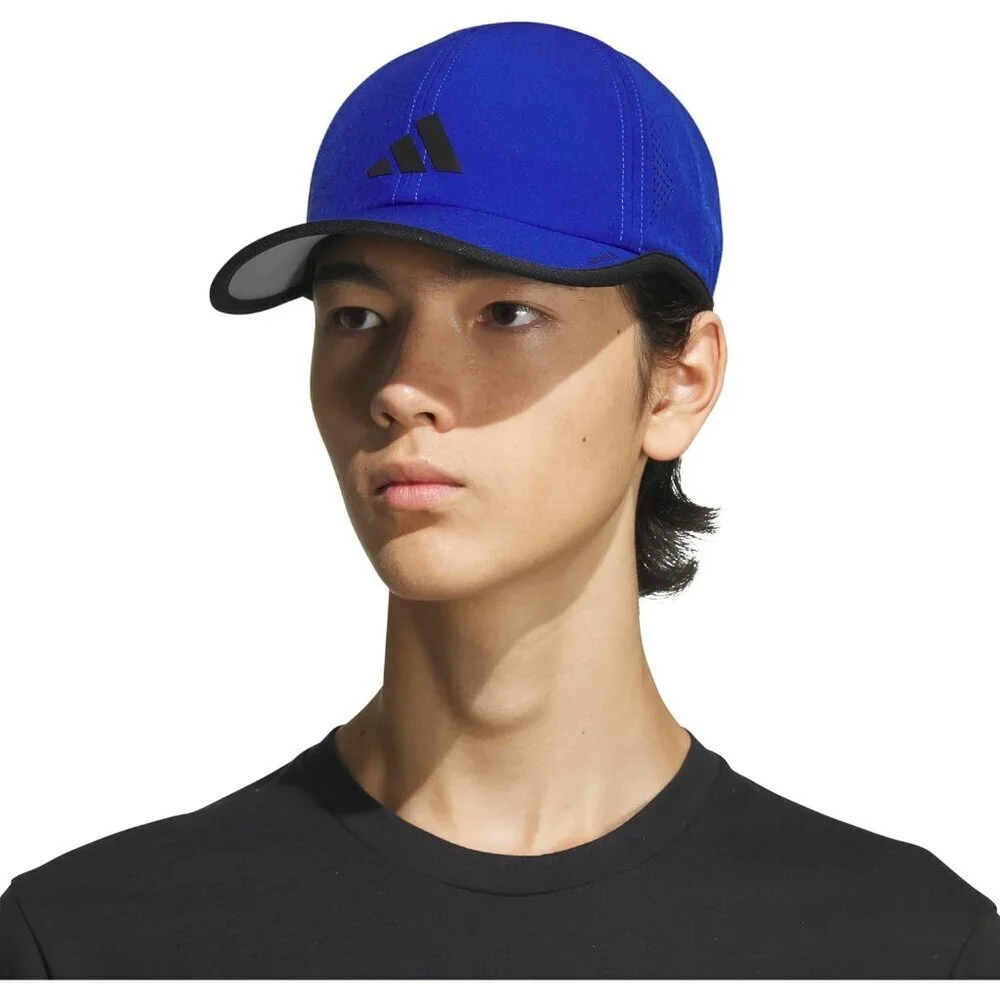 Men's Semi Lucid Blue/black Four Super Lite Hat Running Cap